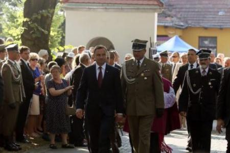 Prezydent Andrzej Duda. Uroczystości w Radzyminie z okazji Święta WP i 95. rocznicy Bitwy Warszawskiej. Fot.PAP/ T.Gzell