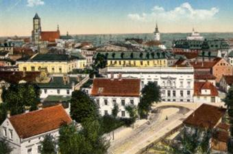 Gliwice na starej pocztówce. Źródło: Muzeum Piastów