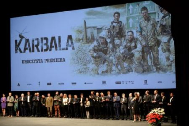 Uroczysta premiera dramatu wojennego "Karbala" w Teatrze Wielkim Operze Narodowej. Fot. PAP/J. Turczyk