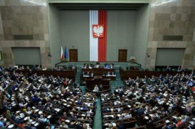 Sala plenarna Sejmu. Fot. PAP/M. Obara