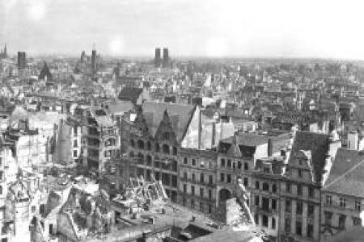 Wrocław - maj 1945 r. Źródło: Bundesarchiv