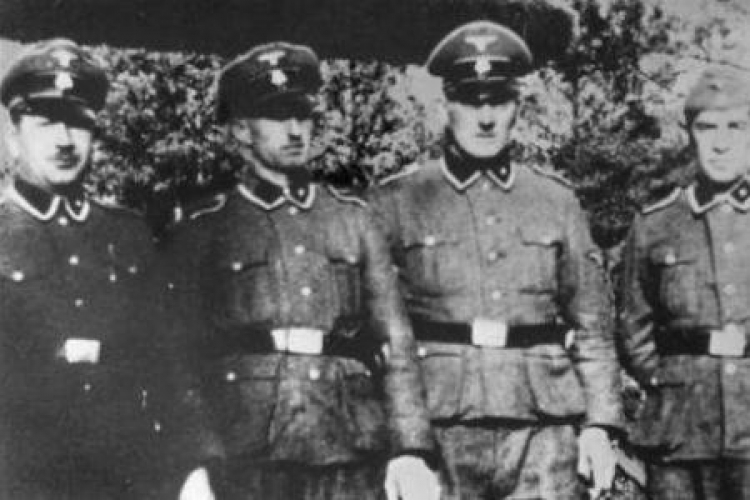Członkowie załogi obozu zagłady w Treblince: Paul Bredow, Willi Mentz, Max Möller i Josef Hirtreiter. Źródło: Wikpedia