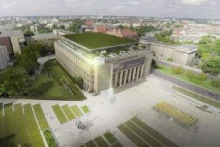 Zwycięski projekt przebudowy i modernizacji gmachu głównego MNK. Źródło: Muzeum Narodowe w Krakowie