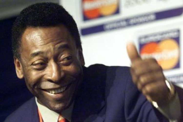 Pele, czyli Edson Arantes do Nascimento. Fot. PAP/EPA