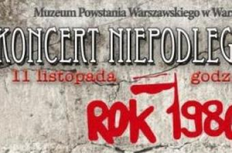 VII Koncert Niepodległości „Rok 1980” w Muzeum Powstania Warszawskiego