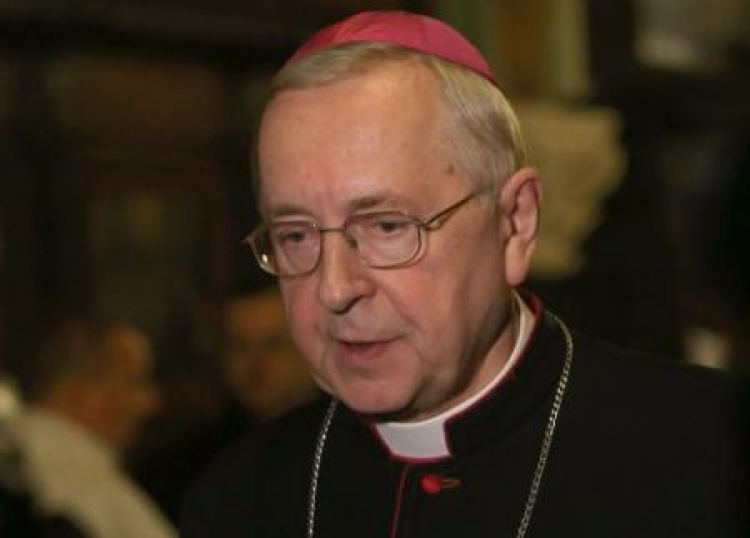 Przewodniczący Konferencji Episkopatu Polski abp Stanisław Gądecki. Fot. PAP/W. Deska