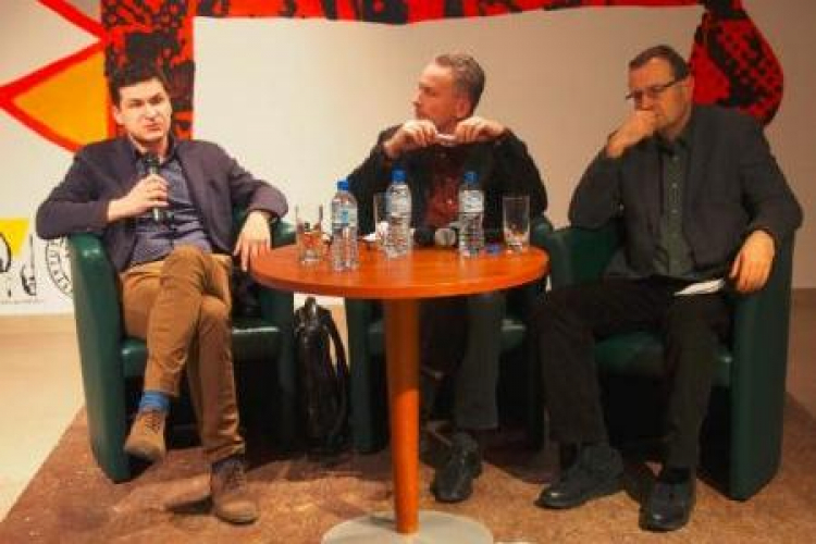 Debata w IPN: Robert Krasowski, Piotr Skwieciński i Antoni Dudek. Fot. R. Jurszo
