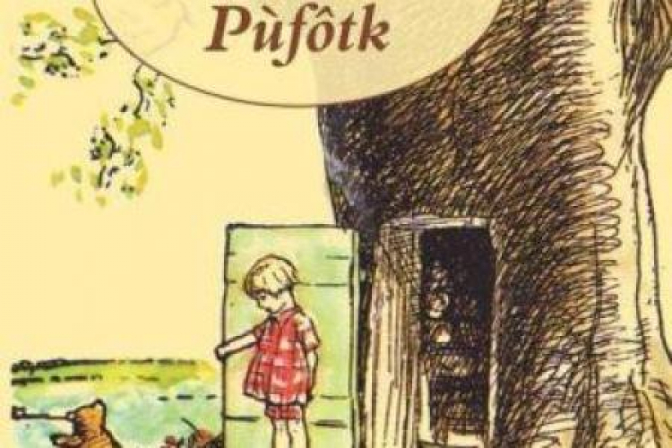 Fragment okładki książki „Miedzwiodk Pufotk” - „Kubuś Puchatek” po kaszubsku Fragment okładki książki „Miedzwiodk Pufotk” - „Kubuś Puchatek” po kaszubsku