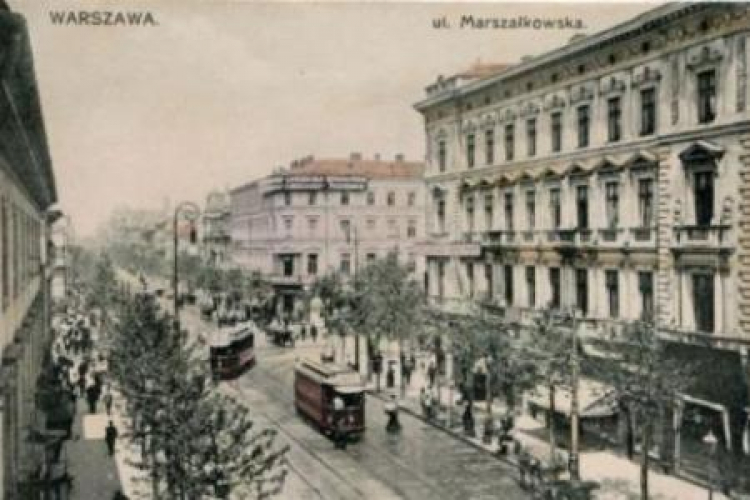 Warszawa na starej pocztówce. Źródło: MHP