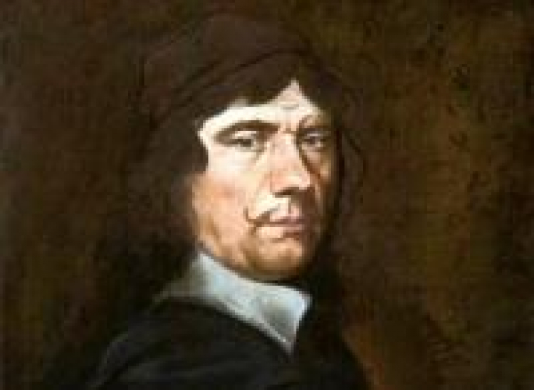 Fragment autoportretu Michaela Leopolda Willmanna. Źródło: Wikimedia Commons