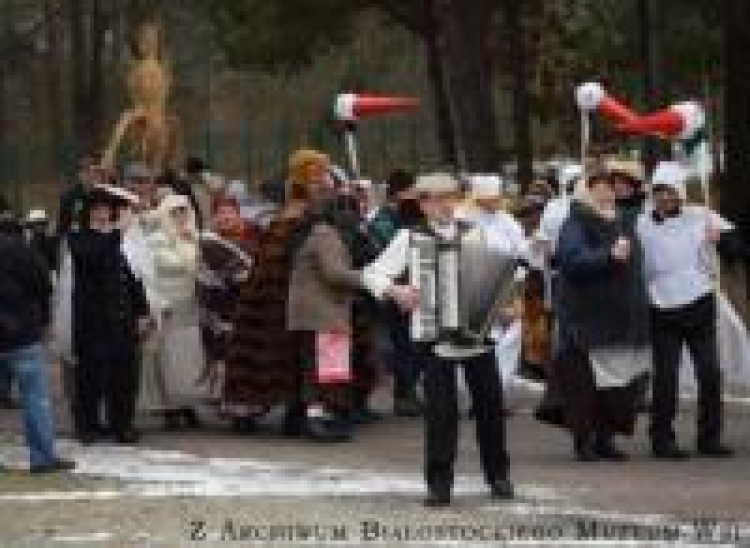 „Zapusty w Skansenie”. Źródło: Muzeum Podlaskie w Białymstoku/Archiwum Białostockiego Muzeum Wsi