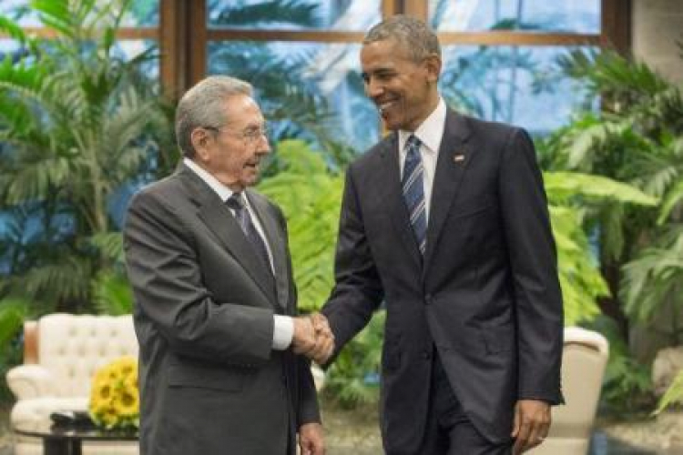 Raul Castro i Barack Obama. Fot. PAP/EPA