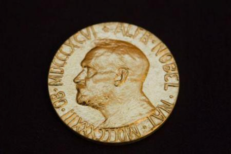 Medal Pokojowej Nagrody Nobla. Fot. PAP/EPA