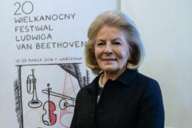 Dyrektor generalna Wielkanocnego Festiwalu Ludwiga van Beethovena Elżbieta Penderecka. Fot. PAP/M. Obara