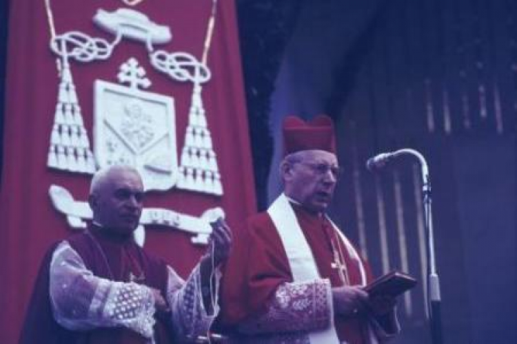 Kard. Stefan Wyszyński. Uroczystości Tysiąclecia Chrztu Polski. Piekary Śląskie, 1966 r. Fot. PAP/A.Kossobudzki Orłowski Kard. Stefan Wyszyński. Uroczystości Tysiąclecia Chrztu Polski. Piekary Śląskie, 1966 r. Fot. PAP/A.Kossobudzki Orłowski