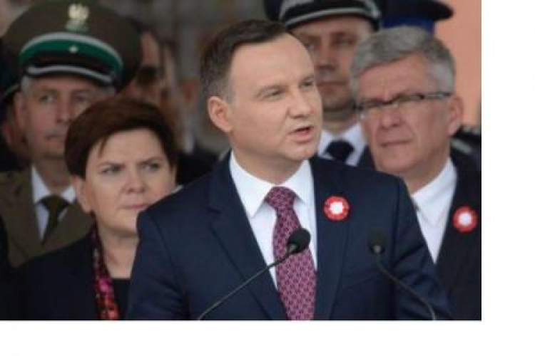 Prezydent Andrzeja Dudy podczas obchodów Święta Narodowego 3 Maja. Fot. PAP/J. Turczyk