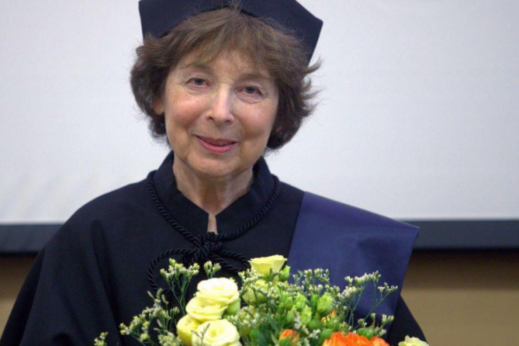 Prof. Maria Delaperriere odebrała tytuł doktora honoris causa Uniwersytetu Śląskiego. Fot. PAP/A. Grygiel 