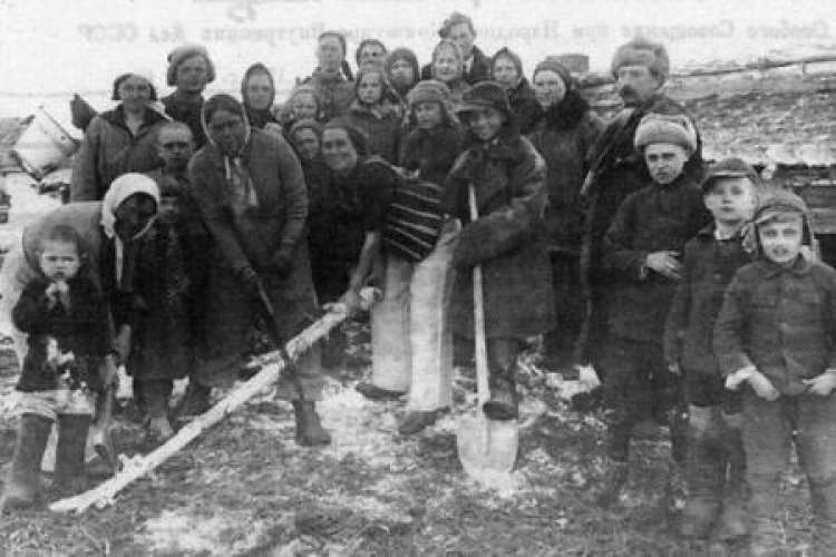 Polacy na Syberii. Źródło: IPN