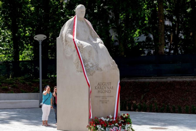 Pomnik prymasa Augusta Hlonda odsłonięty w Katowicach. Fot. PAP/A. Grygiel