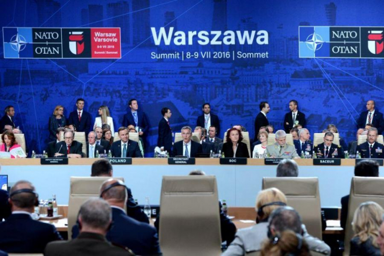 Pierwsza sesja Rady Północnoatlantyckiej podczas szczytu NATO w Warszawie. 08.07.2016. Fot. PAP/J. Turczyk