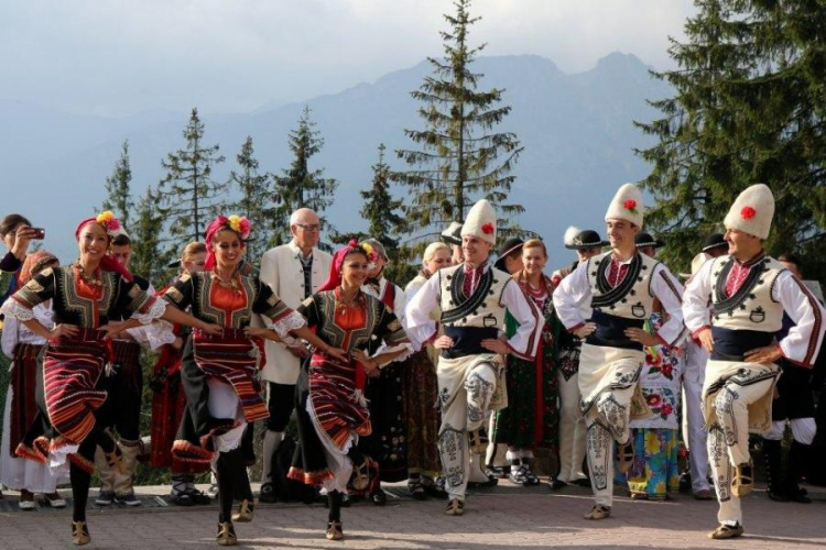 48. Międzynarodowy Festiwal Folkloru Ziem Górskich. Zakopane, 21.08.2016. Fot. PAP/G. Momot