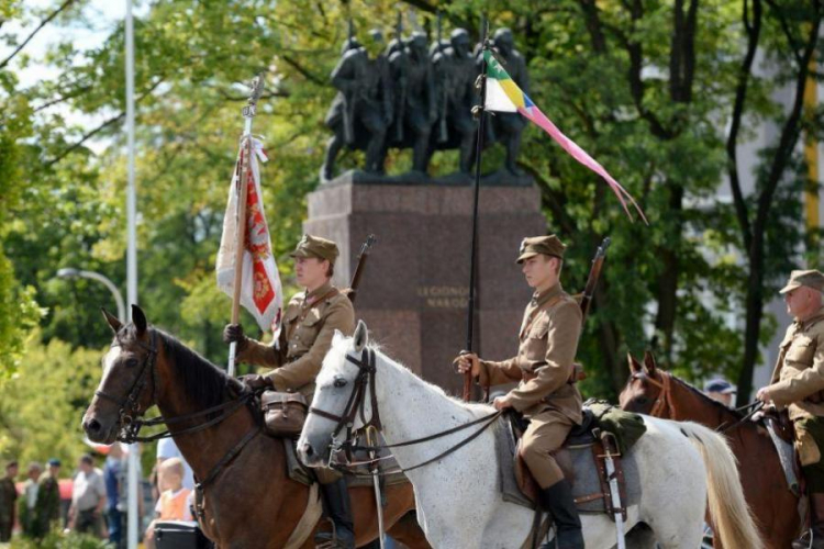 Uroczystości zakończenia 51. Marszu Szlakiem I Kompanii Kadrowej w Kielcach. Fot. PAP/P. Polak 