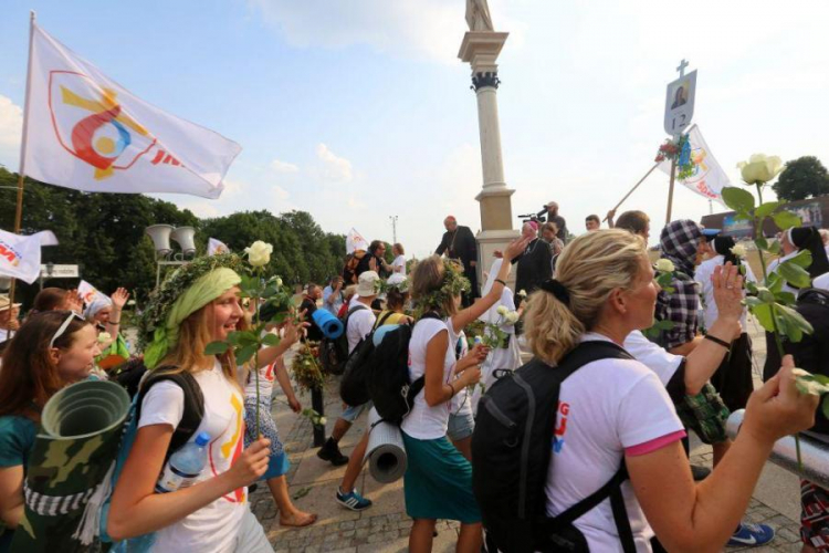 35. Piesza Pielgrzymka Archidiecezji Krakowskiej na Jasnej Górze. 2015 r. Fot. PAP/W. Deska 