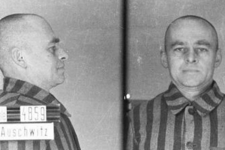 Witold Pilecki - zdjęcie obozowe. Źródło: Muzeum Auschwitz