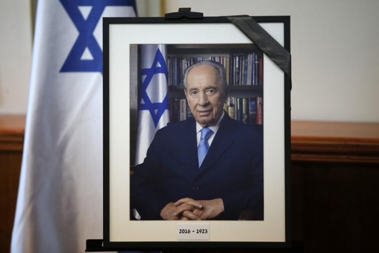 Szimon Peres. Fot. PAP/EPA