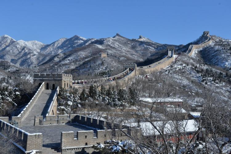 Widok na Wielki Mur Chiński. Fot. PAP/J. Turczyk
