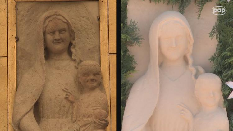 ŚDM: Średniowieczna figura Matki Bożej Łokietkowej z Wiślicy wydrukowana w 3D