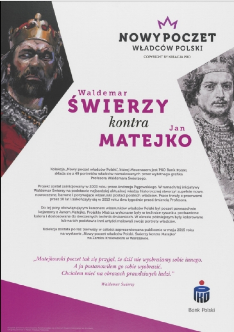 "Nowy poczet władców Polski. Waldemar Świerzy kontra Jan Matejko"