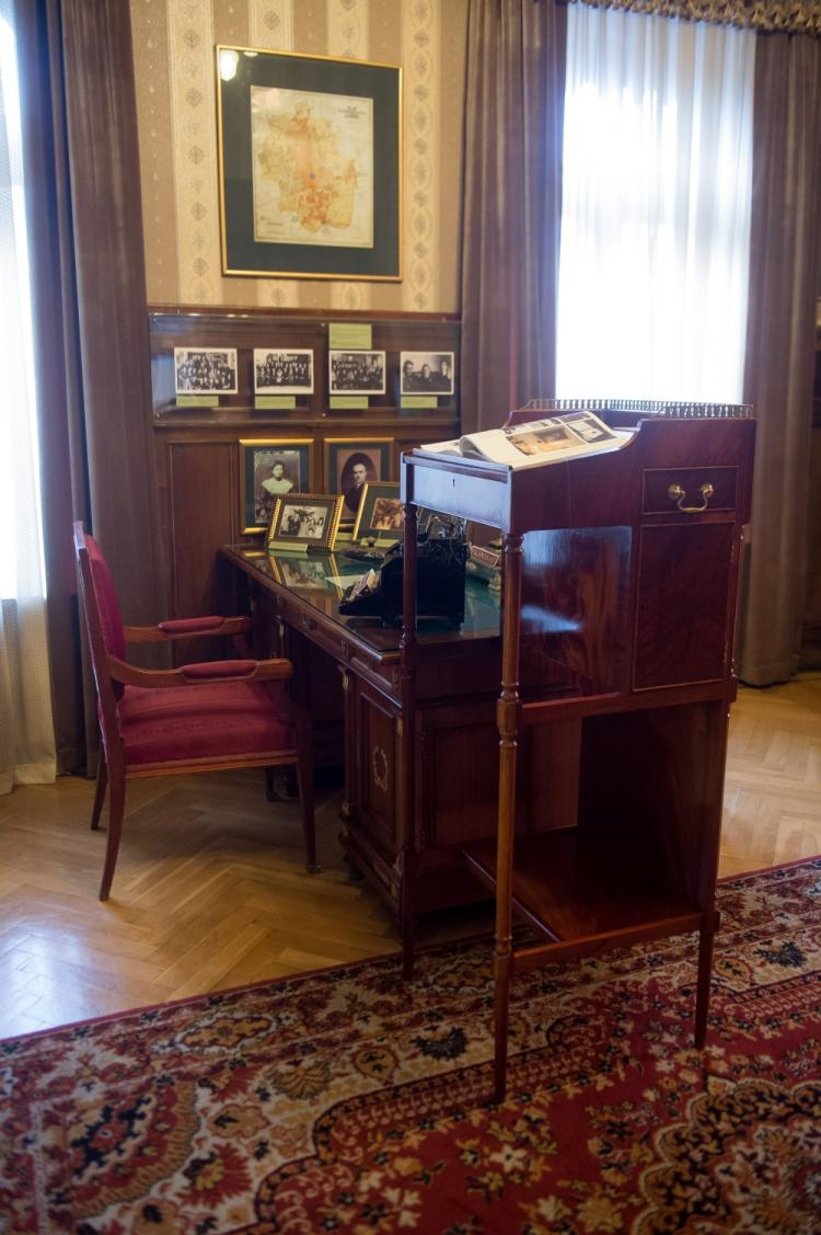 Pulpit translatorski K. Dedeciusa ofiarowany Muzeum Miasta Łodzi. Fot. PAP/G. Michałowski