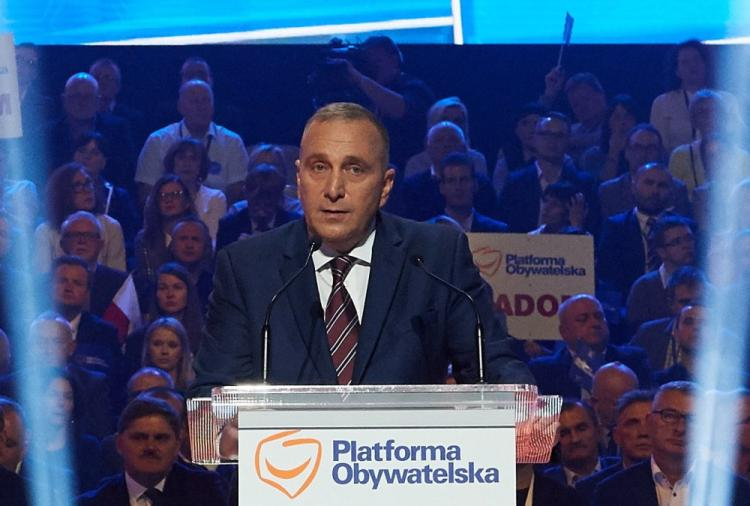 Przewodniczący Platformy Obywatelskiej Grzegorz Schetyna. Fot. PAP/A. Warżawa