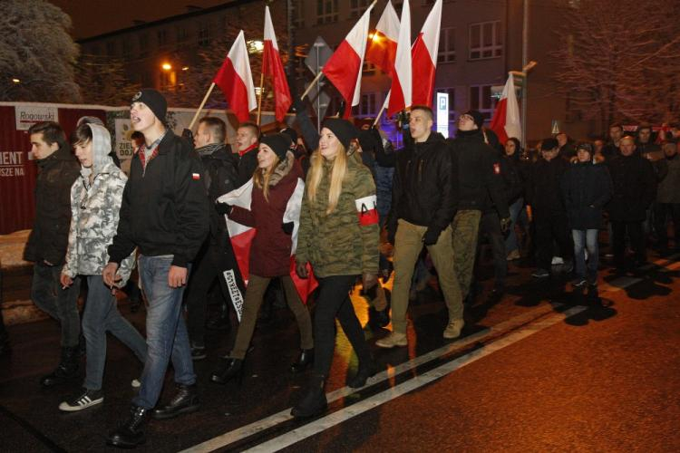 VI Białostocki Marsz Niepodległości. Fot. PAP/A. Reszko