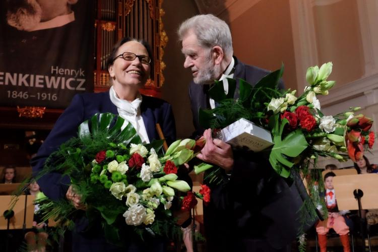 Joanna Duda-Gwiazda i Andrzej Gwiazda odebrali Medal Przemysła II. Fot. PAP/J. Kaczmarczyk
