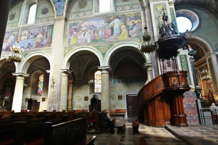 Wnętrze płockiej katedry Wniebowzięcia Najświętszej Marii Panny. Fot. PAP/M. Bednarski 