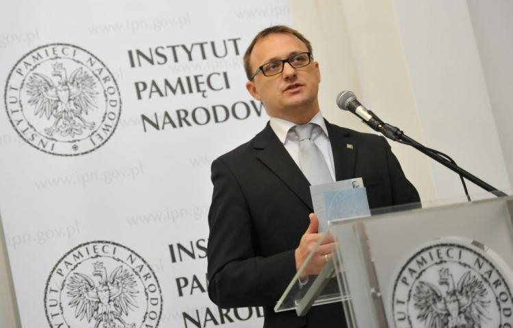 Dr Rafał Leśkiewicz, wicedyrektor Biura Badań Historycznych IPN. Fot. PAP/B. Zborowski