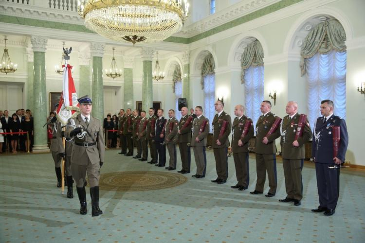 Uroczystość wręczenia przez prezydenta Andrzeja Dudę nominacji generalskich. Warszawa, 29.11.2016. Fot. PAP/R. Guz