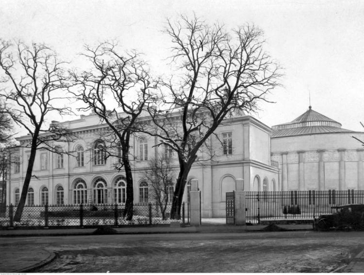Gmach Sejmu RP. 1930 r. Fot. NAC