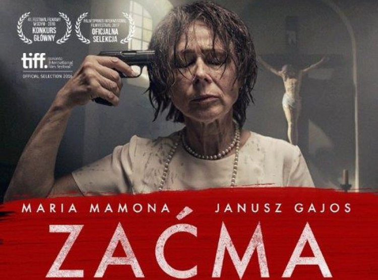 Fragment plakatu filmu "Zaćma"
