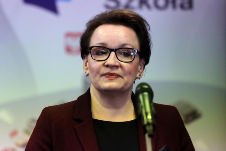 Minister edukacji narodowej Anna Zalewska. Fot. PAP/W. Deska