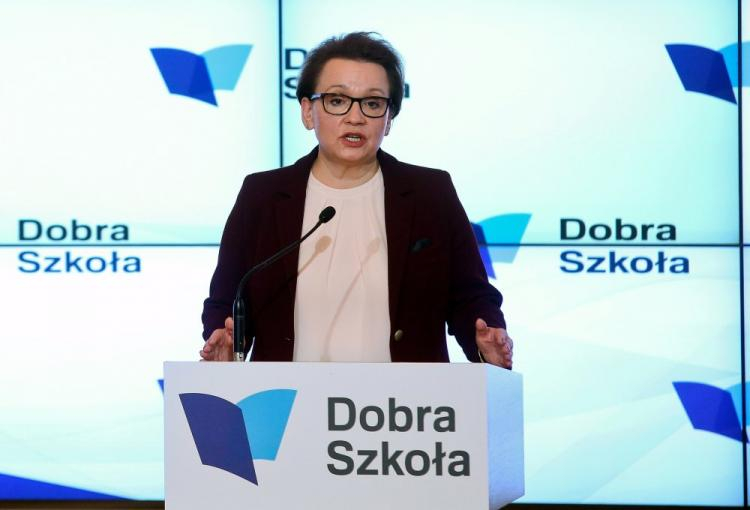 Minister edukacji narodowej Anna Zalewska. Fot. PAP/R. Guz