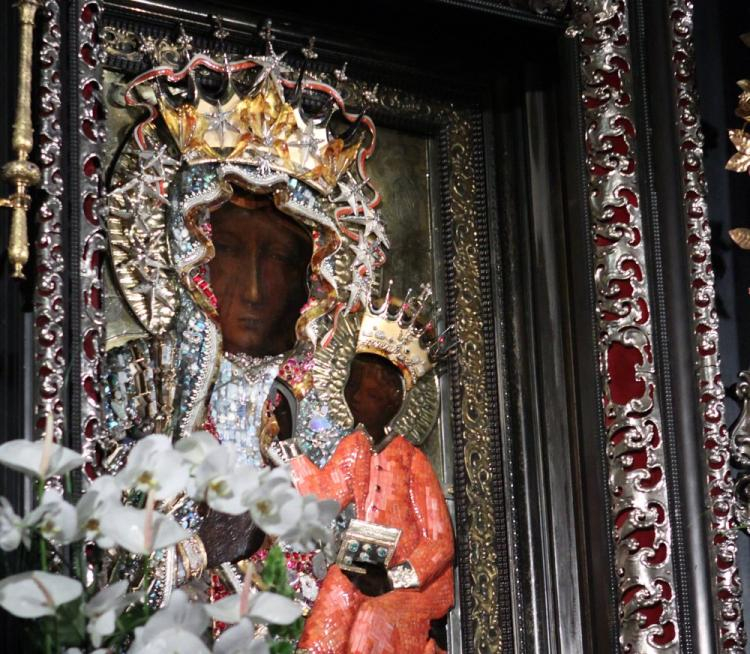 Cudowny Obraz Matki Bożej Częstochowskiej na Jasnej Górze. Fot. PAP/W. Deska