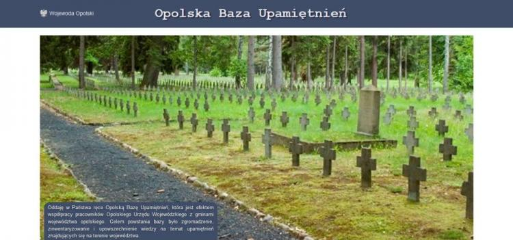 Opolska Baza Upamiętnień: www.upamietnienia.opole.uw.gov.pl