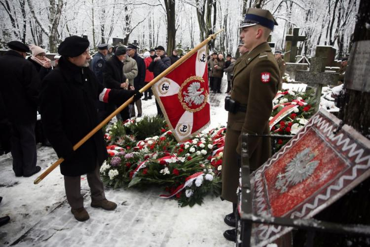 Uroczystości z okazji 75. rocznicy śmierci Marszałka Polski Edwarda Śmigłego-Rydza na Starych Powązkach w Warszawie. Fot. PAP/T. Gzell 