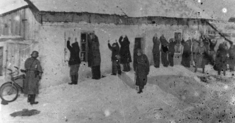 Egzekucja w Wawrze. 12.1939. Źródło: Wikipedia Commons