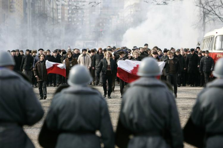 Plan filmu "Czarny Czwartek". Fot. PAP/A. Warżawa 