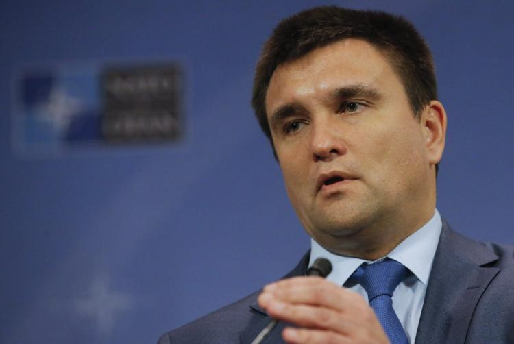 Szef MSZ Ukrainy Pawło Klimkin. Fot. PAP/EPA