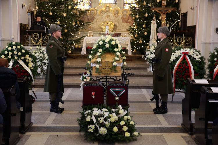 Uroczystości pogrzebowe Michała Kulentego w kościele św. Jozafata w Warszawie. Fot. PAP/T. Gzell